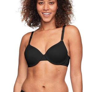 Warners Black This Is Not A Bra Cushioned Underwire Lightly Lined T Shirt Bra